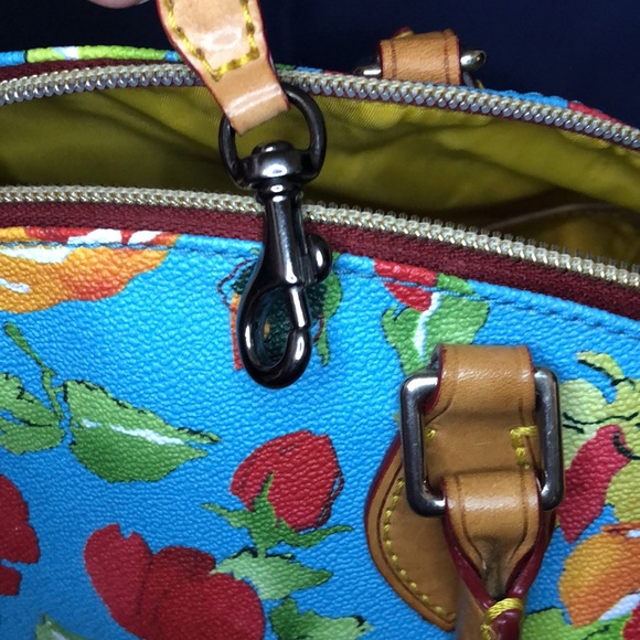 Dooney & Bourke Dome Zip Satchel Set Rose Garden Dooney Set.  New with Tags - Picture 12 of 13